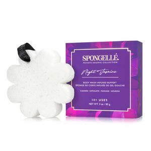 Spongellé Boxed Flower Night Jasmine Body Wash Scented Bath Sponge Body Buffer